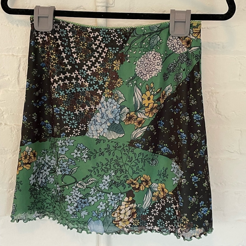 Floral Mini Skirt
